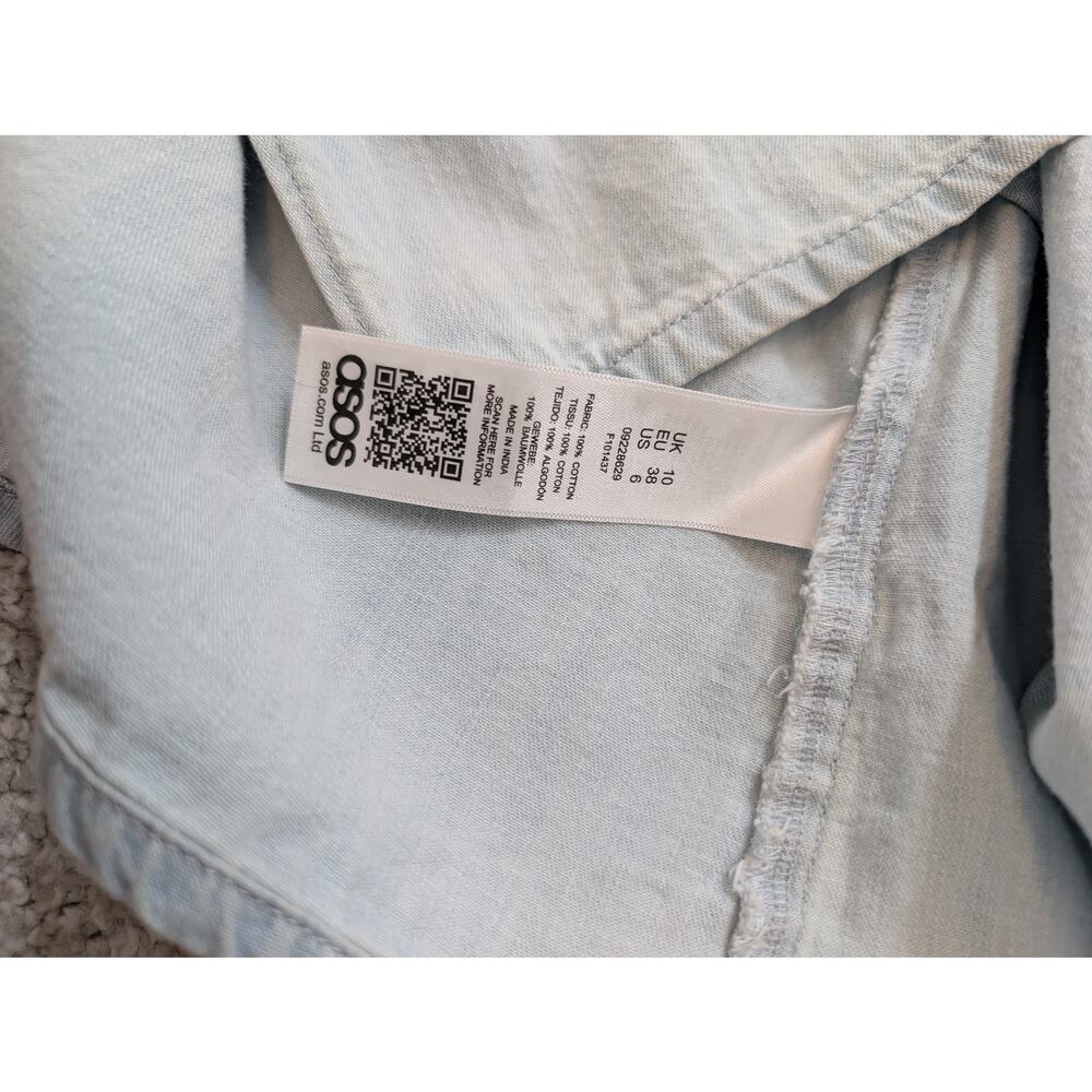 ASOS Light Blue Mini Dress - Picture 5 of 6